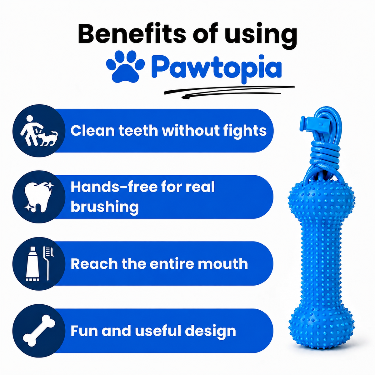 Pawtopia Dog Teeth Cleaner™